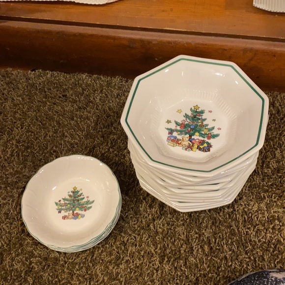 Nikko China dish set Christmas edition, serves 12 - Picture 11 of 12